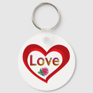 Valentine Liebe Herzkette Schlüsselanhänger