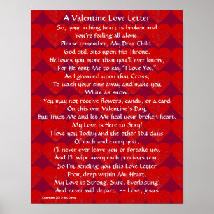 Valentine-Liebe Poster