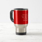 Valentine Liebe Reisebecher (Vorderseite Links)