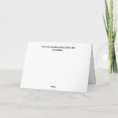 Valentine Liebe Romantik Karte (Rückseite)