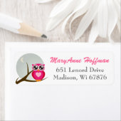 Valentine Liebe Rücksendeadressen-Aufkleber (Insitu)