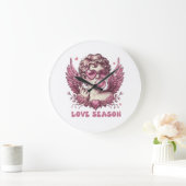 Valentine Liebe Saison Große Wanduhr (Zuhause)