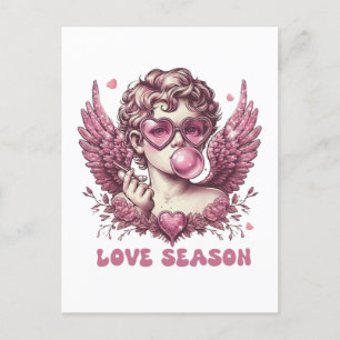 Valentine Liebe Saison Postkarte
