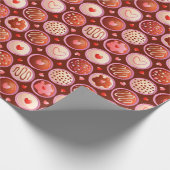 Valentine Liebe Schokolade Geschenkpapier (Ecke)