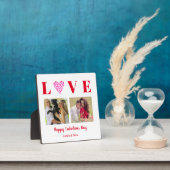 Valentine Liebe Script Fotos Herzlich willkommen Fotoplatte (InSitu)