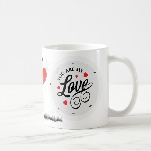 Valentine Liebe Sie Tasse (Rechts)
