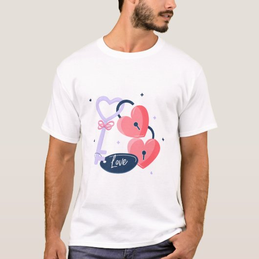 Valentine-Liebe T-Shirt (Vorderseite)