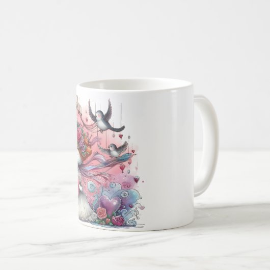 Valentine Liebe Tasse (VorderseiteRechts)