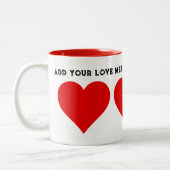 Valentine Liebe Tasse - Anpassen (Links)
