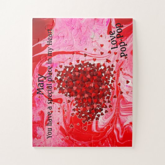 Valentine Lieben Puzzle (Vertikal)