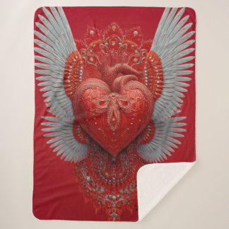 "Valentine Liebesflügel" Sherpadecke