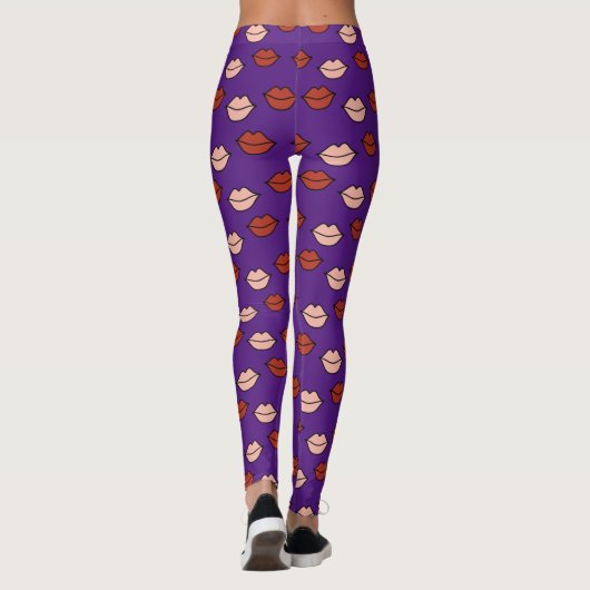Valentine Lips Leggings (Rückseite)