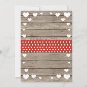 Valentine Little Sweetheart 2. Geburtstag Einladung (Rückseite)