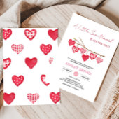 Valentine Little Sweetheart Babydusche Einladung