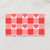 Valentine Little Sweetheart Girl Books for Baby Begleitkarte (Rückseite)