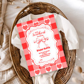 Valentine Little Sweetheart Girl Diapper Raffle Begleitkarte