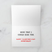 Valentine Long Distance Feiertagskarte (Innenseite)