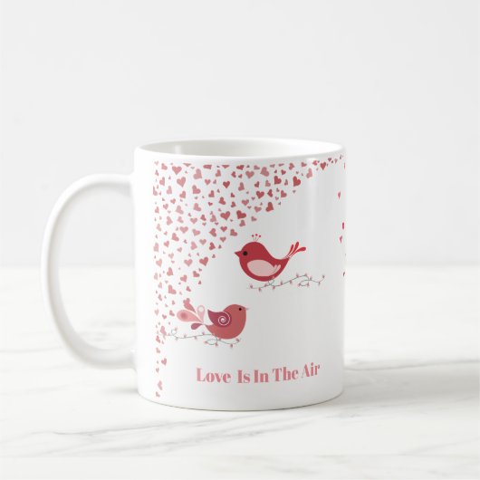 Valentine Love Birds Kaffeetasse (Links)