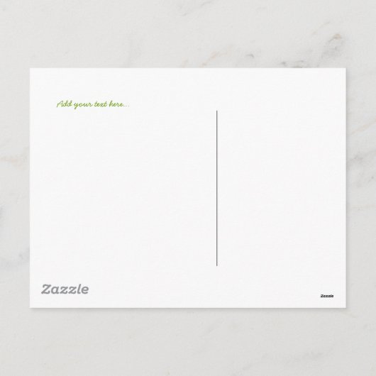 Valentine Love Birds Postkarte (Rückseite)