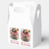 Valentine Love Bug on Blossoms Rose Geschenkschachtel (Geöffnet)