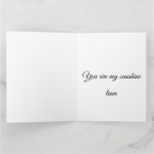 Valentine Love Card | Romantic for Him & Her Dankeskarte (Innenseite)