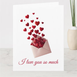 Valentine Love Card | Romantic for Him & Her Dankeskarte