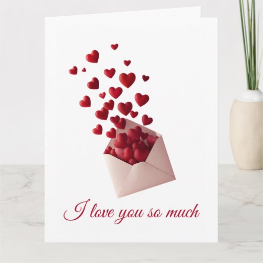 Valentine Love Card | Romantic for Him & Her Dankeskarte (Vorderseite)