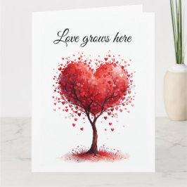Valentine Love Card | Romantic for Him & Her Dankeskarte