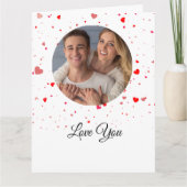Valentine Love Card | Romantic for Him & Her Dankeskarte (Vorderseite)