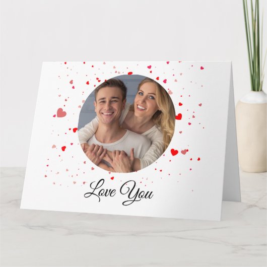 Valentine Love Card | Romantic for Him & Her Dankeskarte (Vorderseite)
