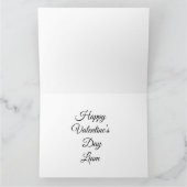 Valentine Love Card | Romantic for Him & Her Dankeskarte (Innenseite)