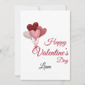 Valentine Love Card | Romantic for Him & Her Dankeskarte (Vorderseite)