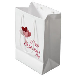 Valentine Love Card | Romantic for Him & Her Mittlere Geschenktüte