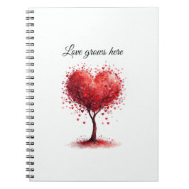 Valentine Love Card | Romantic for Him & Her Notizblock