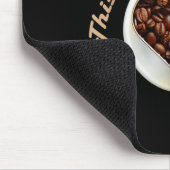 Valentine Love Coffee Heart Celebration Meme Mousepad (Ecke)