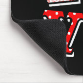 Valentine Love Golf Heart Valentine Day Women Men Mousepad (Ecke)