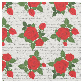 valentine love letter red roses romantic stoff