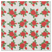 valentine love letter red roses romantic stoff (Muster)