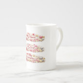 Valentine Love, Romantic Gift Porzellantasse (Vorderseite Rechts)