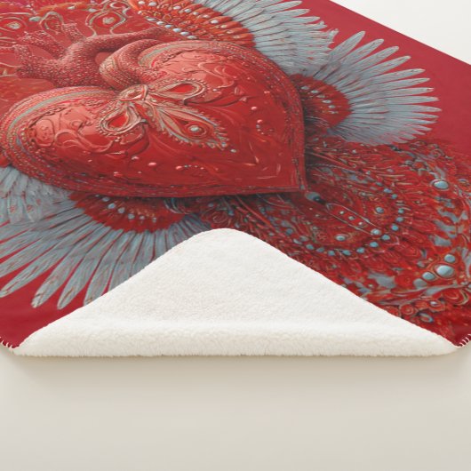 "Valentine Love Wings" Sherpadecke (3/4)