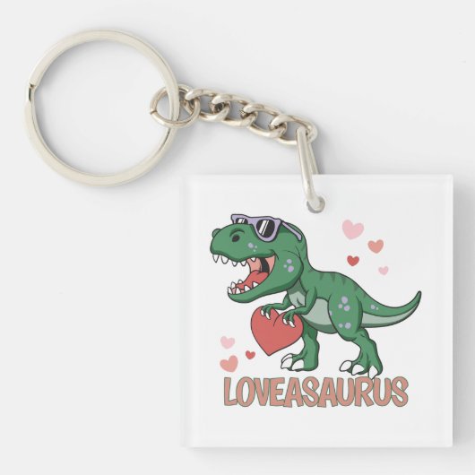 Valentine Loveasaurus Schlüsselanhänger (Vorderseite)