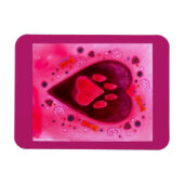 Valentine Magnet - "Welpe Liebe" (Horizontal)