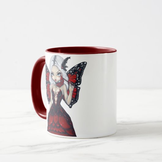 "Valentine-Maskerade-" Tasse (Vorderseite Links)