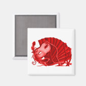 Valentine Masquerade Magnet (Vorderseite/Rückseite)