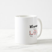 Valentine Math Humor For Teachers Students  Kaffeetasse (VorderseiteRechts)