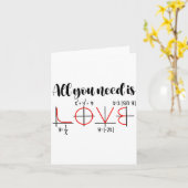 Valentine Math Humor For Teachers Students  Karte (Gelbe Blume)