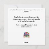 Valentine Maus Christlich Feiertagskarte (Rückseite)