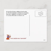 Valentine-MäuseLiebe-Buchstabe Feiertagspostkarte (Rückseite)