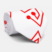 Valentine Mazes Neck Tie Krawatte (Gerollt)