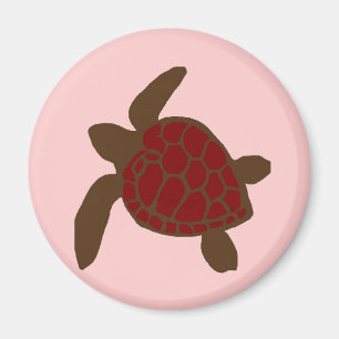Valentine-Meeresschildkrötenmagnet Magnet